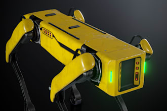 create game ready 3d model and pbr texture