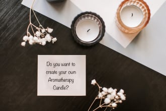 create your custom aromatherapy recipes of candles or spray