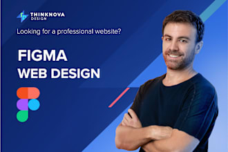 design a professional, clean and responsive website in figma