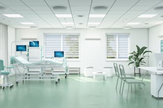 do rendering of medical space