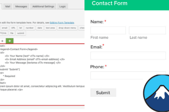 create and fix contact form 7 issues