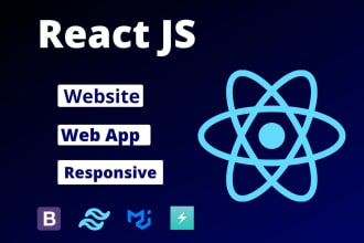 build, edit or debug react js website or modern web app
