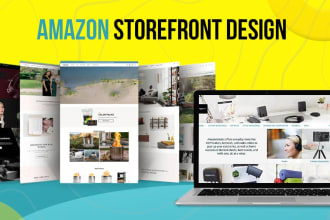 create your amazon brand store or storefront design