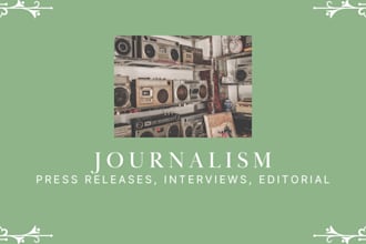 distribute your press release to a popular music blog