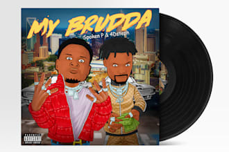 design cartoon album covers mixtape covers