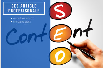 correct your italian articles in an SEO key