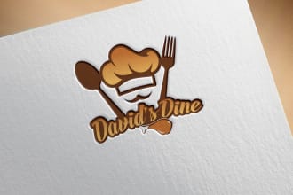 design food cafe restaurant bakery and fast food logo