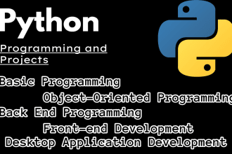 create python program and do python projects