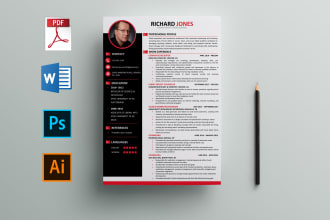 design professional resume and CV