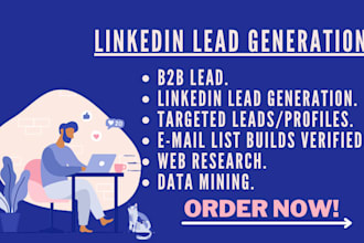 do targeted b2b lead generation for linkedin etc