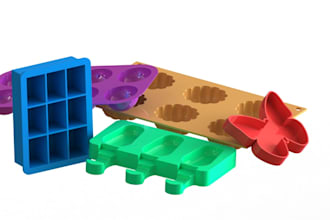 design silicone moulds trays and help with production
