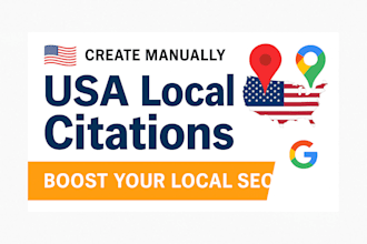 build 350 USA local citations to boost local SEO