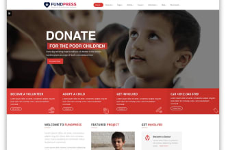 build wordpress charity website fundraising, nonprofit wordpress website