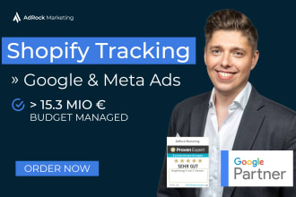 set up shopify conversion tracking for google ads and facebook ads