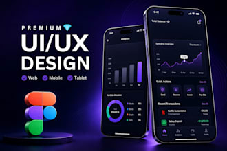 design a high fidelity figma UI UX for startups and agencies