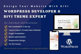 be your divi expert and do divi theme customization