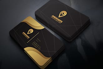 do luxury minimalist business card design within 12 hours