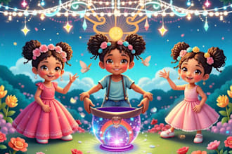 design children book illustration and cover children story book illustration