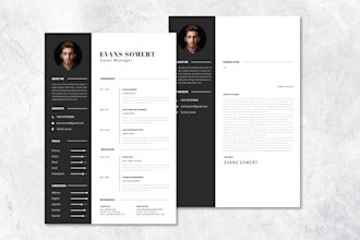 design a professional resume