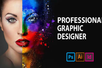do any kind of graphic design, graphic designer photoshop work