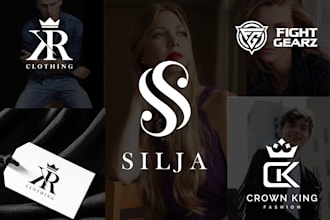 do luxury fashion apparel clothing brand logo design