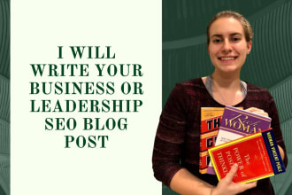 write a business, leadership, or entrepreneurship SEO blog