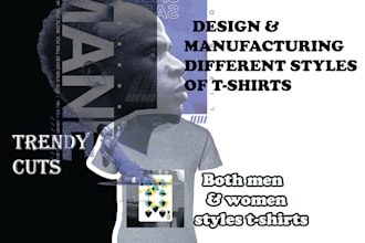 design and manufacture different  design shirts
