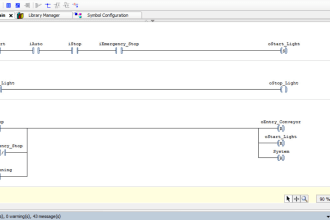 do ladder logic and hmi designing for any plc