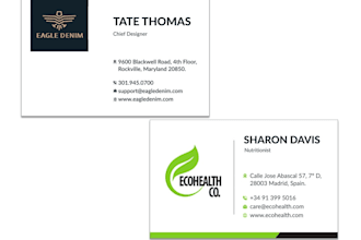 design a business card