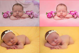 do newborn baby photo retouch within 24 hours