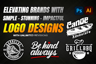 do modern business logo design with copyrights