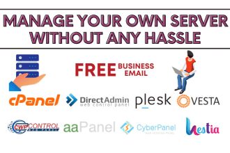 install cpanel, aapanel, cloudpanel, hestiacp, fastpanel on your vps