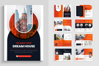 design buyer or seller guide, real estate listing presentation, brochure