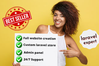develop responsive laravel ecommerce store