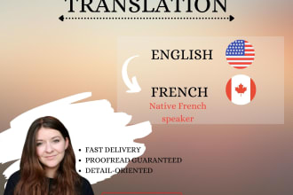accurately translate english to french