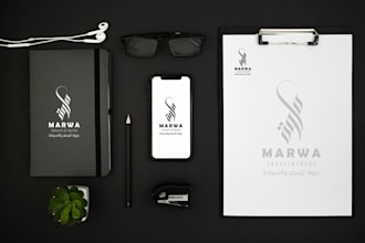 write  professional arabic digital calligraphy logo