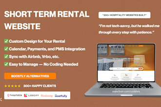 build a short term rental website