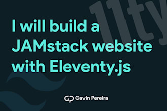 create jamstack website with eleventy js and tailwindcss