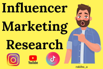 research influencer in any niche, influencer marketing