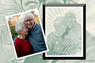make your photo into a money engraving effect