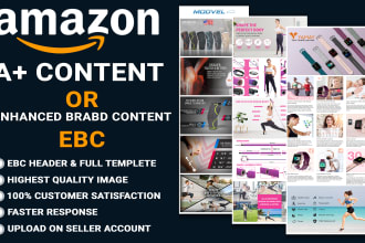 design amazon enhanced brand content ebc or a plus content