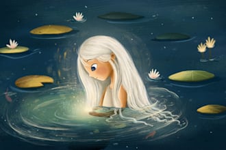 draw children book illustration