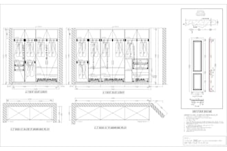 design your kitchen wardrobe and door in 2d and 3d layout