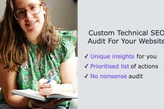 run a technical SEO audit on your website