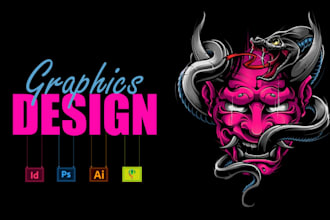 professional graphic design work and vector art