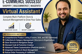 manage shopify, bigcommerce and magento store a to z