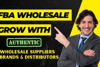 provide fba wholesale suppliers and distributors for your amazon fba wholesale