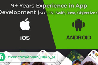 do IOS using swift objective c and android using kotlin java