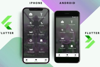 convert your UI design to flutter mobile UI code