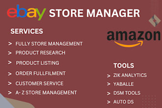 be your ebay store manager